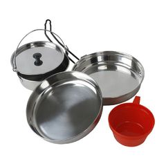 NÁDOBÍ STAINLESS STEEL PRO 1 OSOBU MIL-TEC