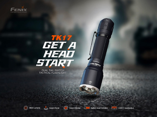 Svítilna Fenix TK 17 černá