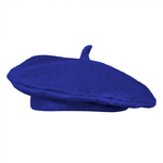 Modrá čepice rádiovka (baret)