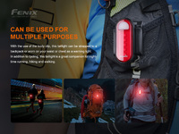 Fenix BC05R V2.0 zadní černé